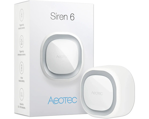Sirène d''alarme Aeotec Siren 6 avec emballage