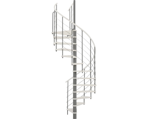 Escaliers colimaçon Pertura Skaia Ø 120 cm 12 marches/ 13 pas de marche hêtre