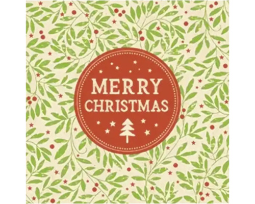 Serviettes Merry Christmas (20 pcs.)