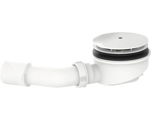 Évacuation de douche pour douche veporit 90 mm H: 60 mm évacuation horizontale chrome Évacuation de douche pour douche veporit 90 mm H: 60 mm évacuation horizontale chrome