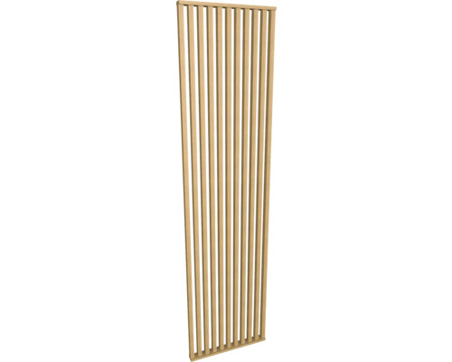 Lamellentrennwand Raumtrenner Saragossa Eiche freistehend mit Montageleiste 2800 x 630 mm