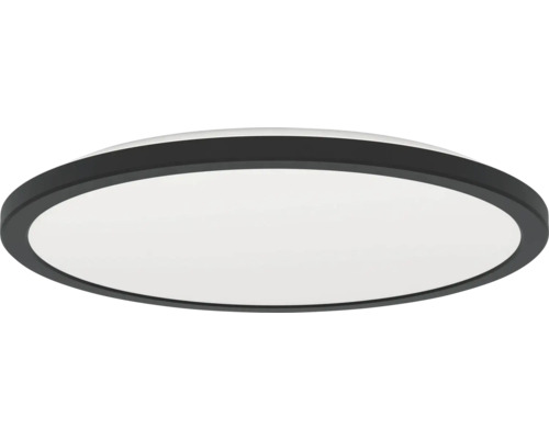 Plafonnier Slim 18,5 W 2300 lm noir Plafonnier rond