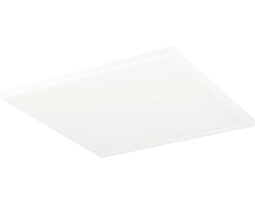 Plafonnier Slim17,6W 2300 lm 2795 K 39x39 cm blanc Plafonnier LED rectangulaire