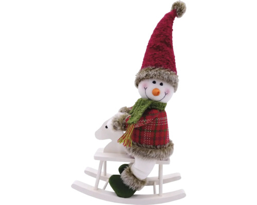 Figurine décorative Lafiora Bonhomme de neige H 44 cm