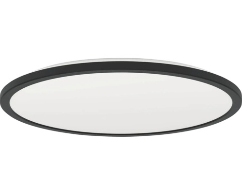 Deckenlampe Slim 16,8 W 2900 lm rund schwarz Runde Deckenleuchte
