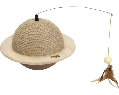 Designed by Lotte balle à gratter Wiggly Arbre à gratter pour chat avec canne à pêche jouet