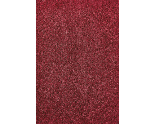 Spannteppich Velours Ines rot 400 cm breit (Meterware)