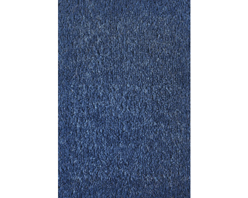 Moquette Velours Ines bleu largeur 400 cm (marchandise au mètre)