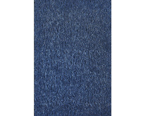 Moquette velours Ines bleu FB84 largeur 400 cm (au mètre)