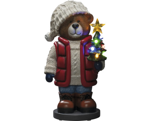 LED Leuchtfigur Teddybär H 38.5 cm