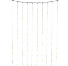 Rideau lumineux avec plusieurs brins et petites lumières