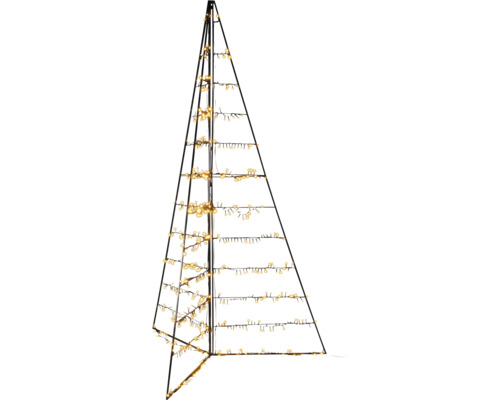 LED Metallpyramide Konstsmide H 240 cm