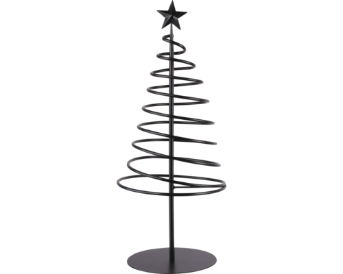 Spiralbaum Lafiora H 52 cm schwarz