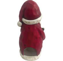 Dekorative Weihnachtsmannfigur für Innenräume, Rückansicht