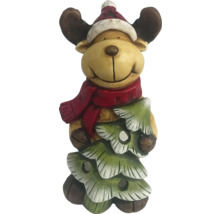 Dekorative Elchfigur mit Weihnachtsmotiv