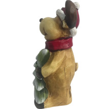 Dekofigur Rentier mit Weihnachtsbaum und Mütze