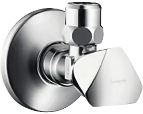 Robinet d'équerre hansgrohe E-Design chrome brillant 13902000