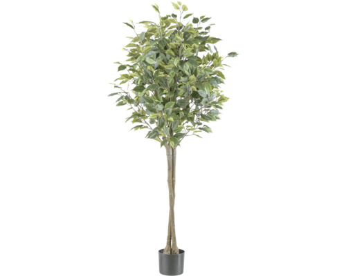 Kunstpflanze Ficus Benjamina im Topf H 125 cm