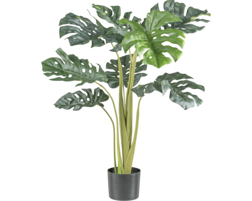 Kunstpflanze Splitphilodendron im Topf H 115 cm