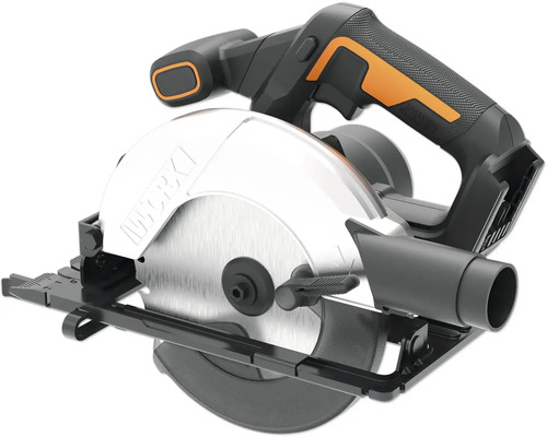 Worx Scie circulaire sans fil 20 V WX526.9 sans batterie ni chargeur Scie circulaire pour le travail du bois
