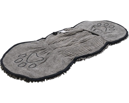 Hundebademantel mit Pfotenabdruck