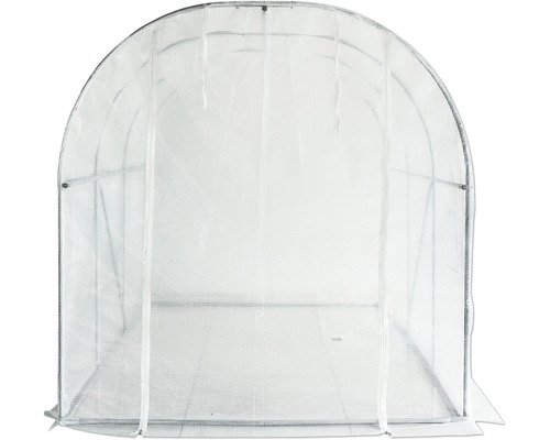 Serre tunnel avec film transparent