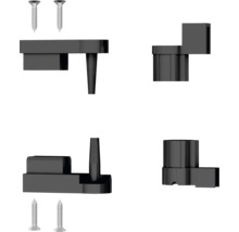 Jeu de patins pour meubles avec vis