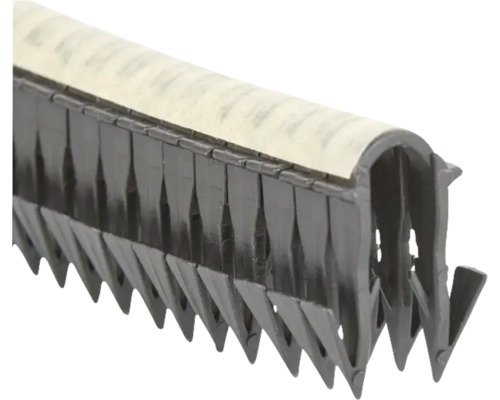 Joint de porte gris avec bande adhésive