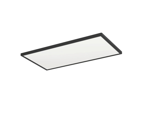 Plafonnier Slim 17,2 W 2900 lm noir Plafonnier LED rectangulaire