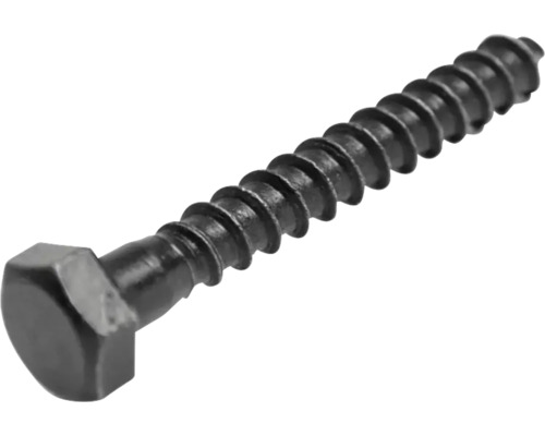 Vis à bois hexagonales Dresselhaus DIN 571 HCP 6 x 50 mm noir 25 pièces Vis à bois hexagonales Dresselhaus DIN 571 HCP 6 x 50 mm noir 25 pièces