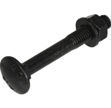 Set de boulons à tête bombée Dresselhaus HCP 8 x 40 mm noir 25 pièces