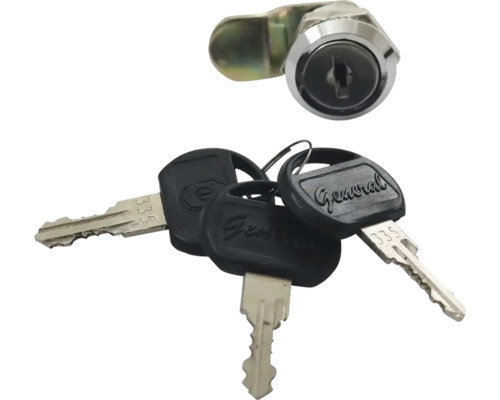 Schrankschloss mit drei Schlüsseln