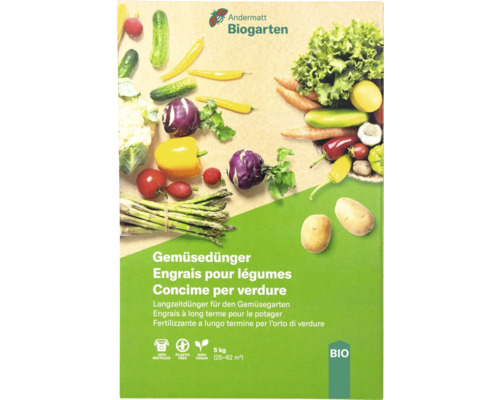 Engrais pour légumes Andermatt Biogarten 5 kg