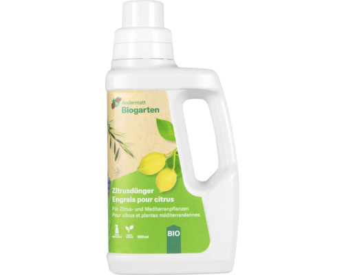 Engrais pour agrumes Andermatt Biogarten 500 ml Engrais pour agrumes Andermatt Biogarten dans une bouteille de 500 ml