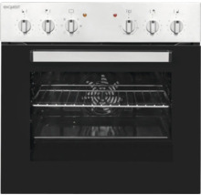 Four encastrable Exquisit avec boutons rotatifs et éclairage intérieur