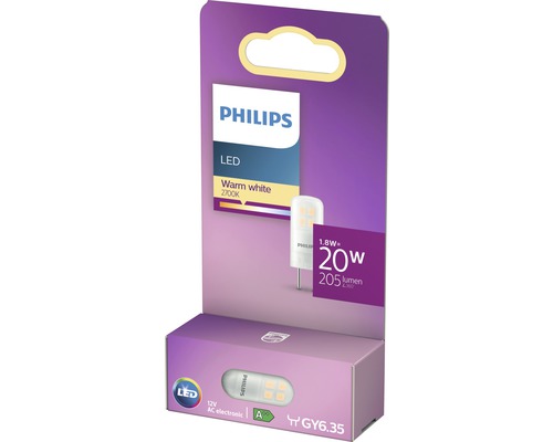 Philips LED Leuchtmittel GY6.35 auf Verpackung