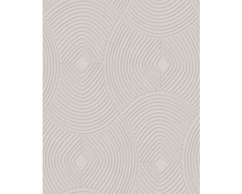 Papier peint avec motif circulaire et formes géométriques