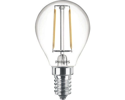 LED Tropfenlampe klar P45 E14/2W(25W) 250 lm 2700 K warmweiss