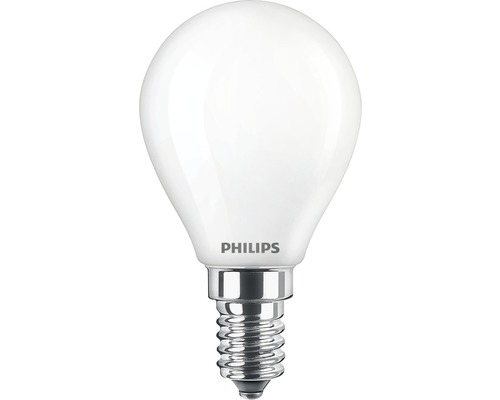 Ampoule sphérique LED P45 mate E14/2,2W(25W) 250 lm 2700 K blanc chaud