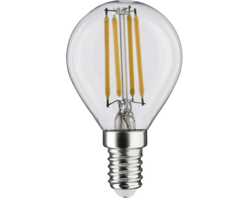 Ampoule sphérique LED E14 4,8 kW à intensité lumineuse variable transparent 2700 K