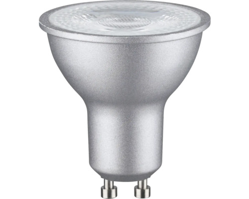 Ampoule réflecteur LED GU10 8 W argent à intensité lumineuse variable 2700 K