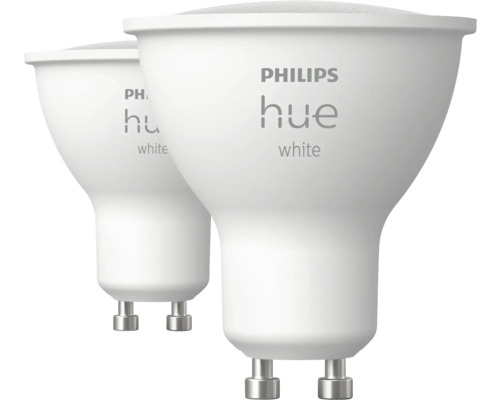 Philips Hue Lampe à réflecteur W LED GU10 4,2 W intensité variable