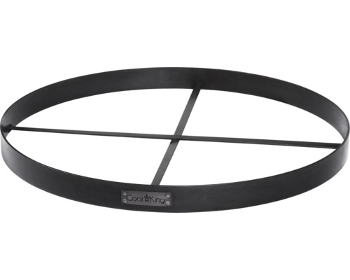 Feuerschalenbasis Cook King 100 x 6 cm schwarz