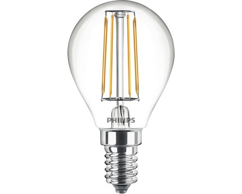 LED Tropfenlampe P45 klar E14/4,3W(40W) 470 lm 2700 K warmweiss