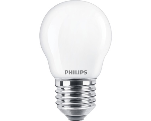 LED Tropfenlampe matt P45 E27/4,3W(40W) 470 lm 2700 K warmweiss Philips Lampe