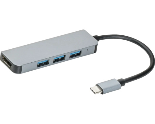 USB-C-Hub mit HDMI- und USB-A-Anschlüssen
