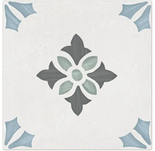 Carreau décoratif avec motif floral