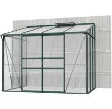 Serre Vitavia Ida 5200 verre de sécurité trempé / plaques alvéolaires 262,1 x 201,4 cm émeraude