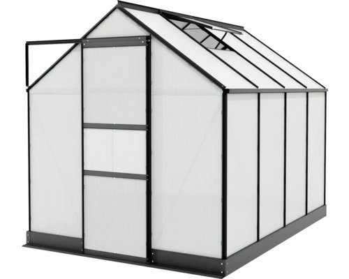 Serre avec porte et fenêtre de toit