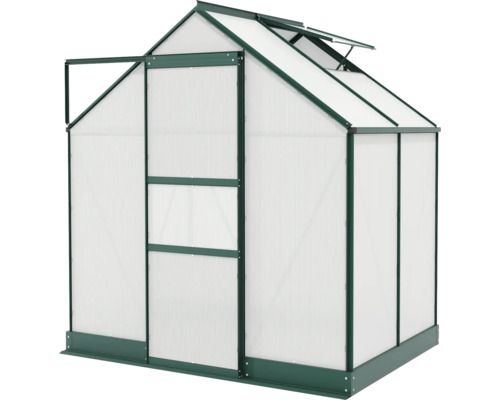 Gewächshaus mit Tür und Fenster